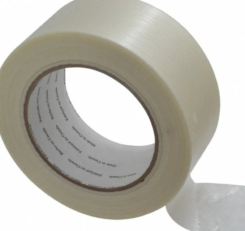 Packing Tape: 2" Wide, Clear, Rubber Adhesive
