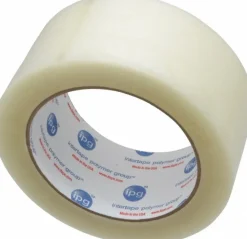 Packing Tape: 2" Wide, Clear, Synthetic Rubber Adhesive