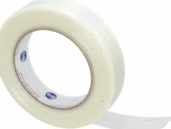 Packing Tape: 1" Wide, Natural, Rubber Adhesive