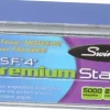 Pack of (5,000) Boxes 1/4" Leg Length, Galvanized/Low-Carbon Steel Standard Staples