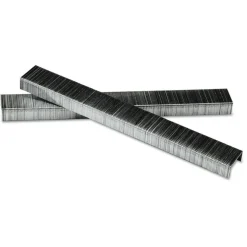 Pack of (5,000) Boxes 1/4" Leg Length, Galvanized/Low-Carbon Steel Standard Staples