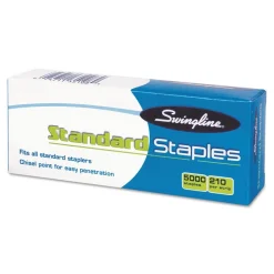 Pack of (5,000) Boxes 1/4" Leg Length, Galvanized/Low-Carbon Steel Standard Staples