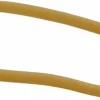 Pack of (1,100) 3" Circumference, 1/8" Wide, Pale Crepe Gold Rubber Band Strapping
