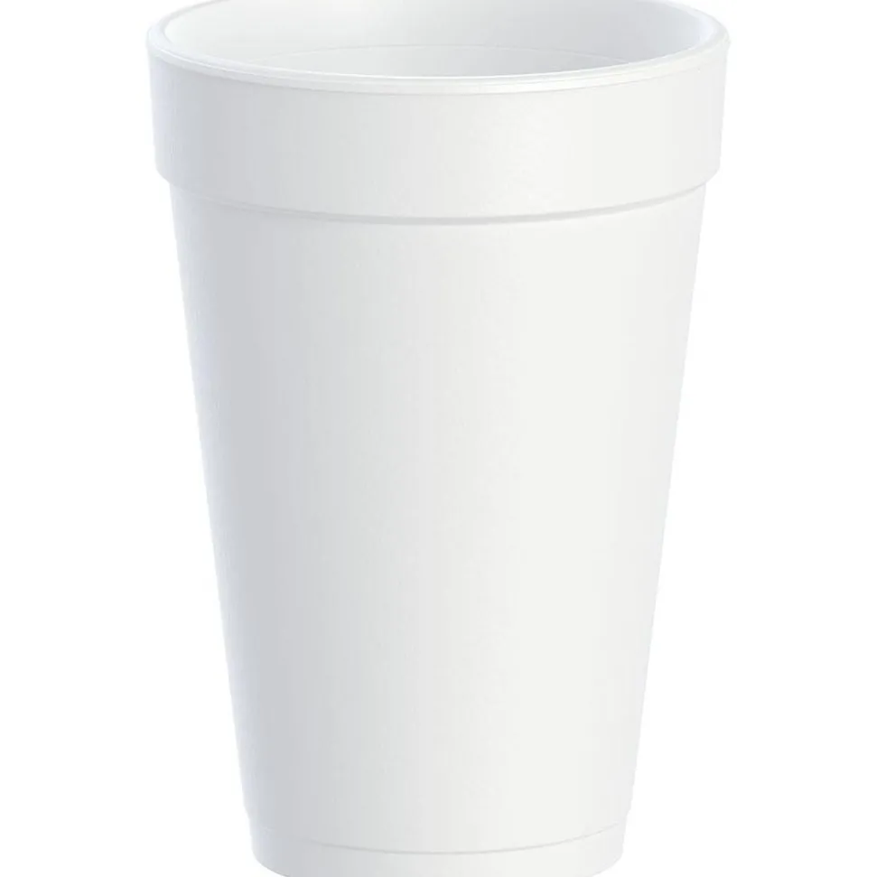 Pack of (1000), Dart Foam Hot/Cold Cups, 16 oz