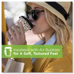 Pack of (500) Dixie Insulated Paper Hot Cups, 16 oz