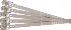 Pack of (25) 8.27" Long, 70 Kg Breaking Strength, Metal T Indicative Seal