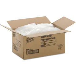 Pack of (1,000) Mediumweight Plastic Forks