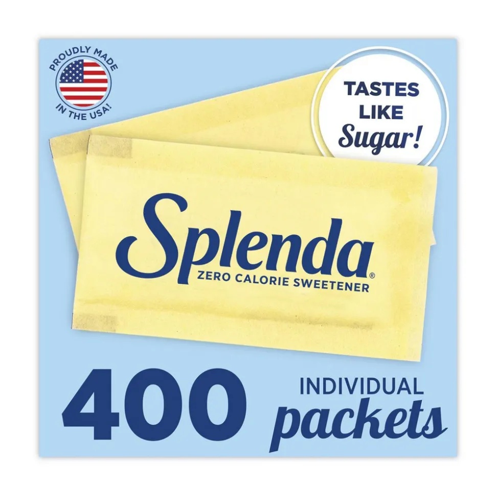Pack of (400) 0.035 oz Packet Artificial Sweetener
