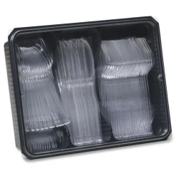 Pack of (180) 60 Piece Each of Forks, Knives & Spoons
