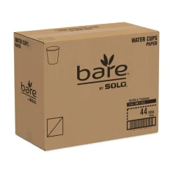 Pack of (100) Solo Flat Bottom Paper Cold Cups, 3 oz