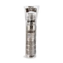 Pack of (50) Solo Plastic Cold Cups, 16 oz Clear
