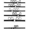 Pack of (1000) 1/2" Wide, Metal Buckles