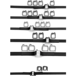 Pack of (1000) 1/2" Wide, Metal Buckles