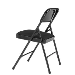 Pack of (4), 18-3/4" Wide x 20-1/4" Deep x 29-1/2" High, Fabric Folding Chairs with Fabric Padded Seat