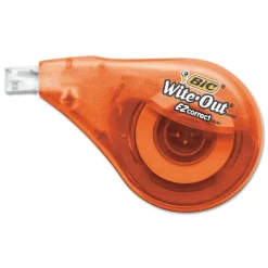 Pack of (10) 1/6" x 472" Correction Tape Non-Refillable