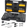 77 Pc. SAE & Metric Ratcheting Tap and Die Set