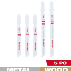 5 Pc. T-Shank Wood and Metal Assortment