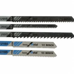 5PC. U SHANK JIG SAW BLADE