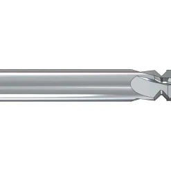 Picatinny Rail Form Cutters: Cutter Diameter (Decimal Inch): 0.6050; Included Angle: 90.00; Cutting Diameter (mm): 15.37