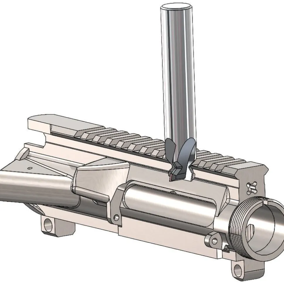 Picatinny Rail Form Cutters: Cutter Diameter (Decimal Inch): 0.6050; Included Angle: 90.00; Cutting Diameter (mm): 15.37