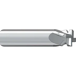 Picatinny Rail Form Cutters: Cutter Diameter (Decimal Inch): 0.6050; Included Angle: 90.00; Cutting Diameter (mm): 15.37