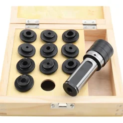 11 Piece, 1" Shank Dia, Tension & Compression, Tapping Chuck Set