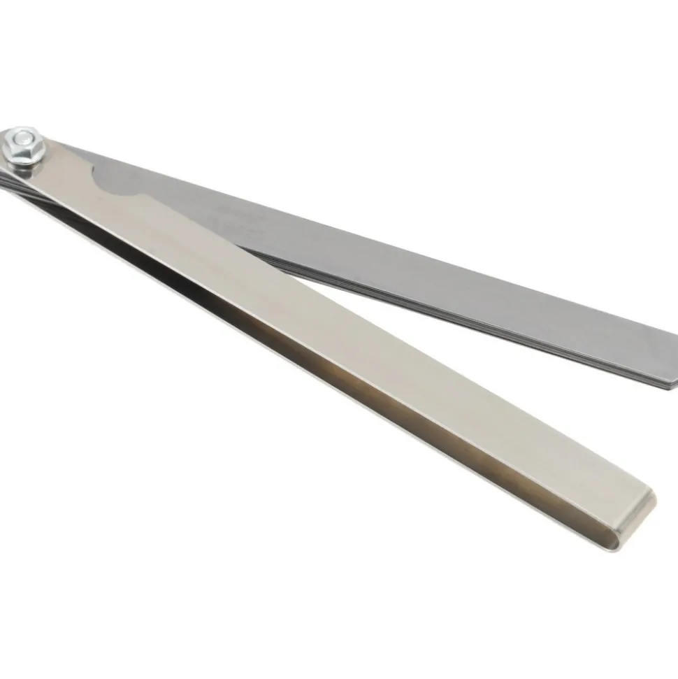 15 Piece, 0.002 to 0.025" Thick, Feeler Gage Set