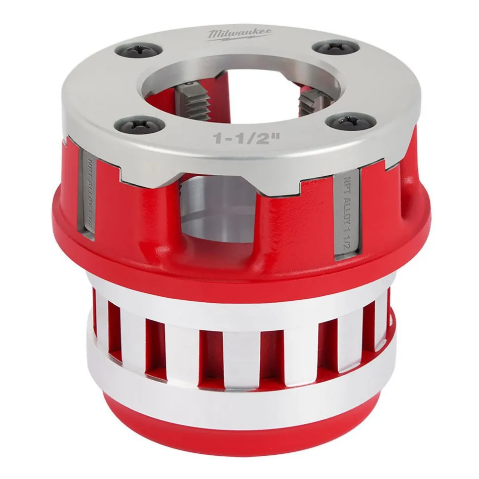 Pipe Threader Die Heads: For Pipe Size: 1-1/2 in; Thread Type: NPT; Thread Direction: Left Hand, Right Hand; Material: Aluminum