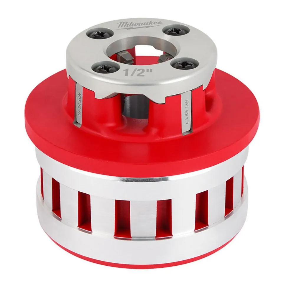 Pipe Threader Die Heads: For Pipe Size: 1/2 in; Thread Type: NPT; Thread Direction: Left Hand, Right Hand; Material: Aluminum