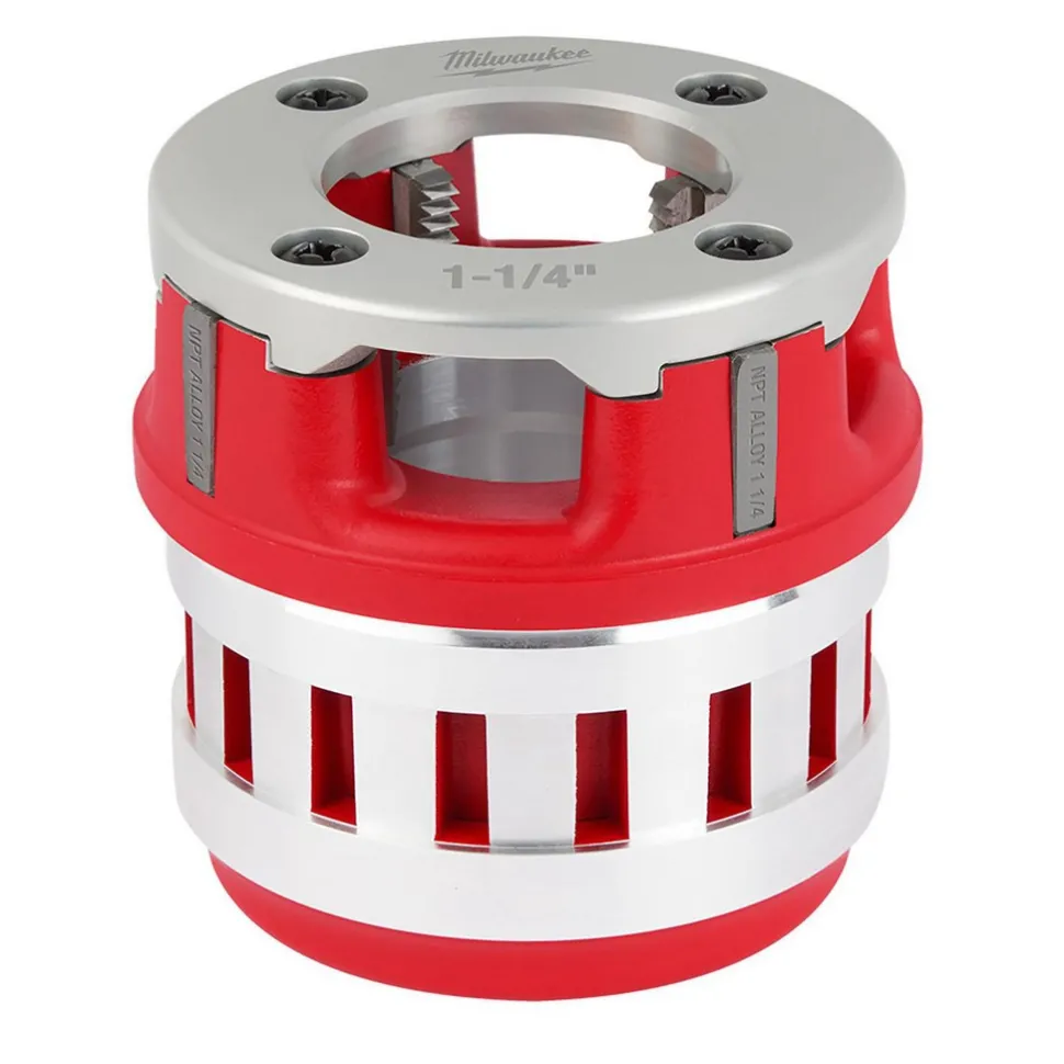 Pipe Threader Die Heads: For Pipe Size: 1-1/4 in; Thread Type: NPT; Thread Direction: Left Hand, Right Hand; Material: Aluminum