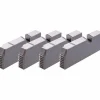 Pipe Threader Dies: Thread Size: 5-6 in; Thread Direction: Right Hand; Thread Standard: NPT; Material: Steel