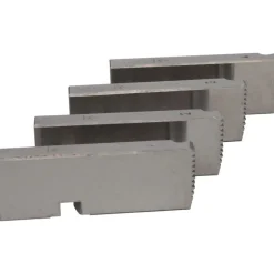 Pipe Threader Dies: Thread Size: 1 -2 in; Thread Direction: Right Hand; Thread Standard: NPT; Material: High-Speed Steel