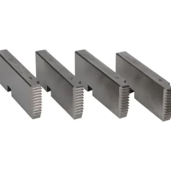 Pipe Threader Dies: Thread Size: 1 -2 in; Thread Direction: Right Hand; Thread Standard: NPT; Material: High-Speed Steel