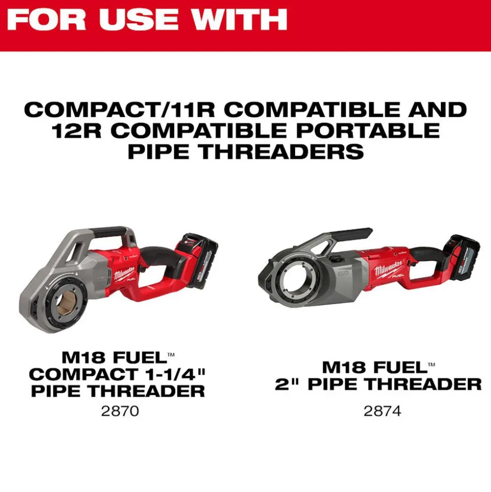 Pipe Threader Dies: Thread Size: 1-1/4 In; Thread Direction: Left Hand, Right Hand; Thread Standard: NPT; Material: High-Speed Steel