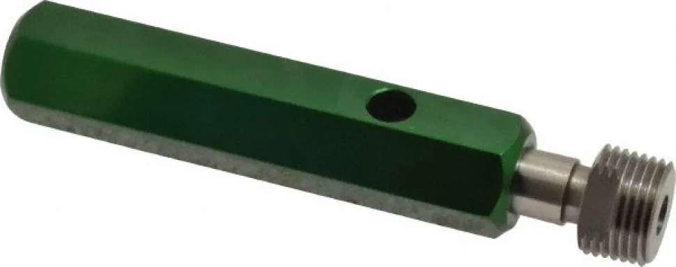 Pipe Thread Plug Gage: Tapered, 3/8-18, Class L-1, Single End