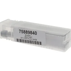 Pipe Thread Plug Gage: Tapered, 1/8-27, Class L-1, Single End