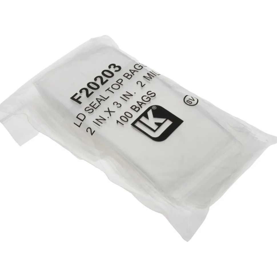 Plastic Bags: Polybags Type: Bag; Width (Inch): 2; Height (Inch): 3