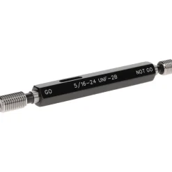 Plug Thread Gage: 5/16-24 Thread, 2B Class, Double End, Go & No Go