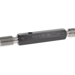 Plug Thread Gage: 5/8-11 Thread, 2B Class, Double End, Go & No Go