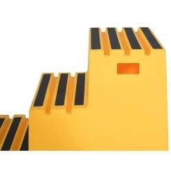 Polyethylene: 3-Step Step Stool 500 Lb. Capacity Yellow