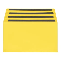 Polyethylene: 1-Step Step Stool 500 Lb. Capacity Yellow