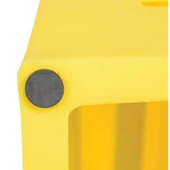 Polyethylene: 1-Step Step Stool 500 Lb. Capacity Yellow