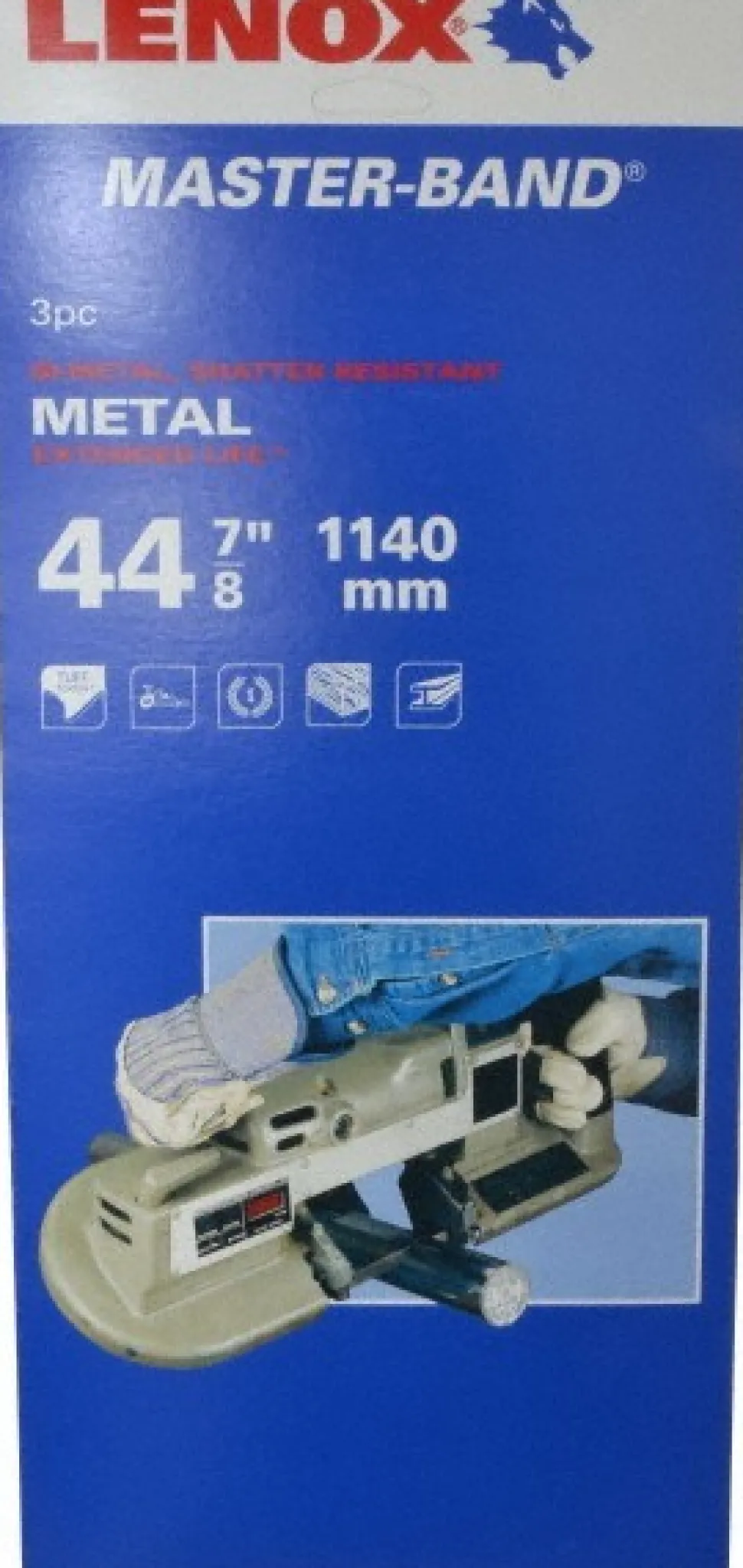 Portable Bandsaw Blade: 1/2" Wide, 0.023" Thick, 10 to 14 TPI