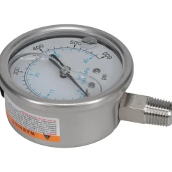 Pressure Gauge: 2-1/2