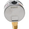 Pressure Gauge: 2" Dial, 15 psi, 1/4" Thread, NPT, Lower Mount