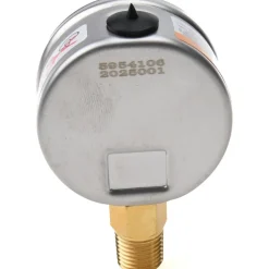 Pressure Gauge: 2" Dial, 15 psi, 1/4" Thread, NPT, Lower Mount