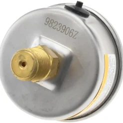Pressure Gauge: 2" Dial, 200 psi, 1/4" Thread, NPT, Center Back Mount