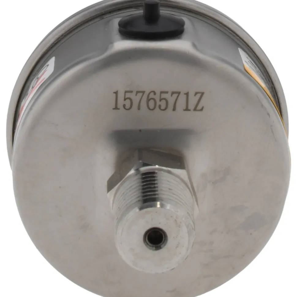 Pressure Gauge: 2" Dial, 300 psi, 1/4" Thread, NPT, Center Back Mount