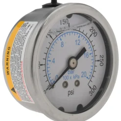 Pressure Gauge: 2
