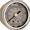Pressure Gauge: 1-1/2" Dial, 1,000 psi, 1/8" Thread, NPT, Center Back Mount